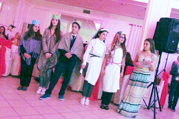 students ready for the Christmas drama