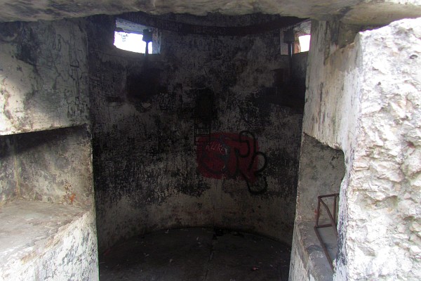 inside the bunker