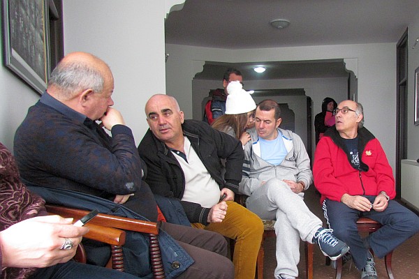 more of the group in conversaiton