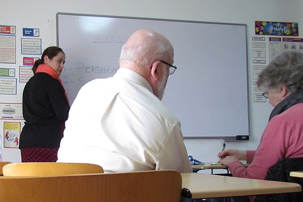 several of us have begun Albanian language lessons