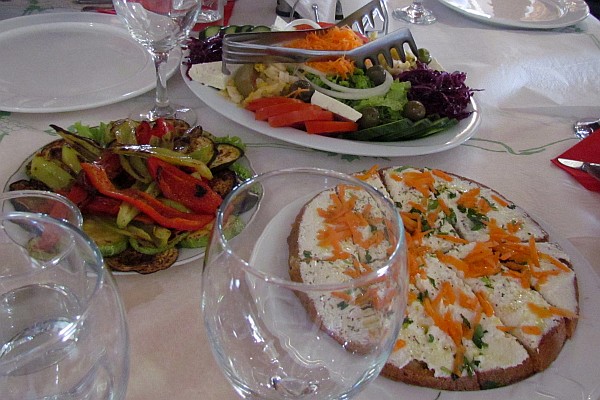 some of the food we were served