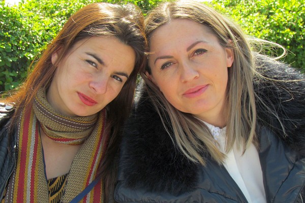 Tone and Ina M. pose together