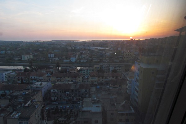 sunset from Jolly Restaurant