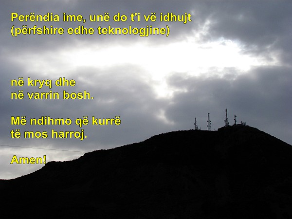 my Easter prayer in Shqip (the Albanian language) v. 2