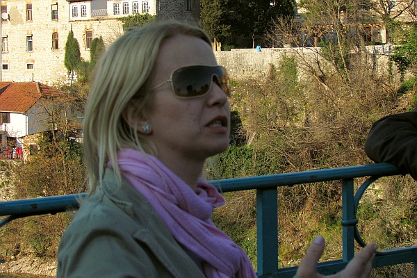 our guide for the Old City in Mostar