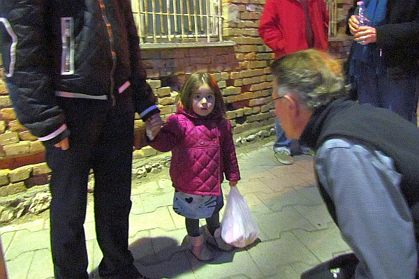Gledis and his two-year-old sister