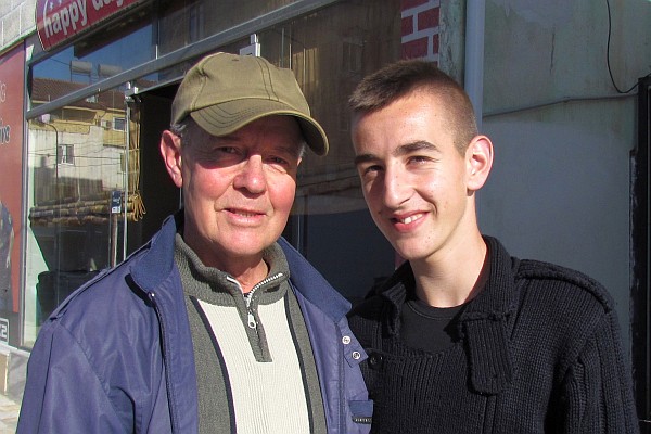 Allen and one of his friends met on the street