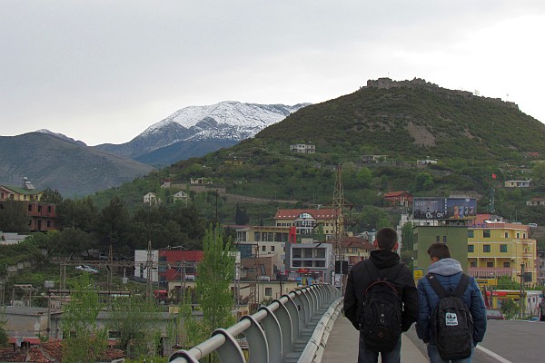 Deje Mountain in the distance is snow capped