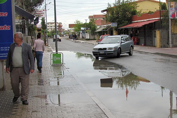a big rain puddle
