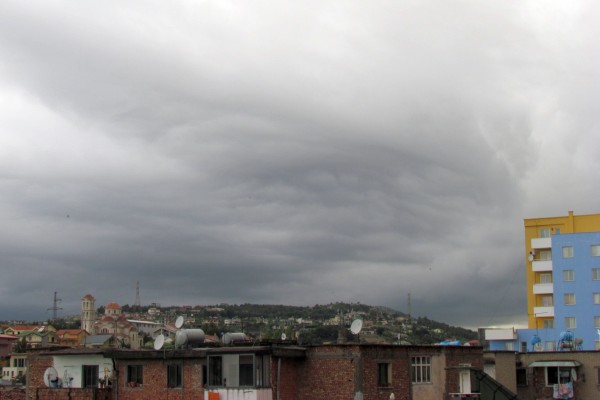 the rain clouds