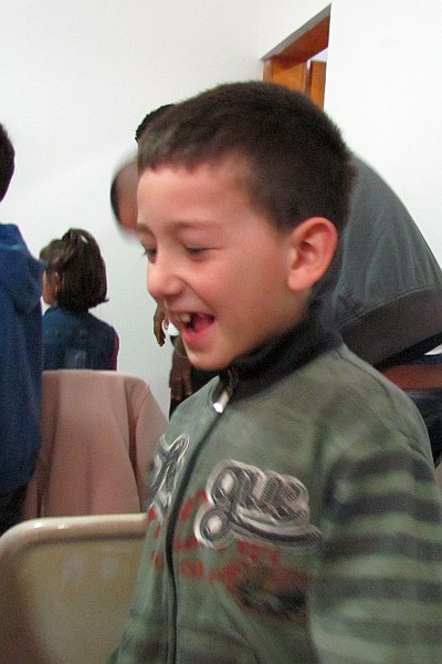 a boy who regularly attends church