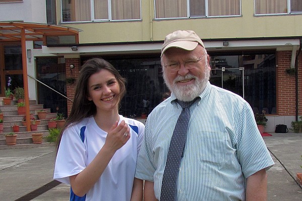 Irena and me