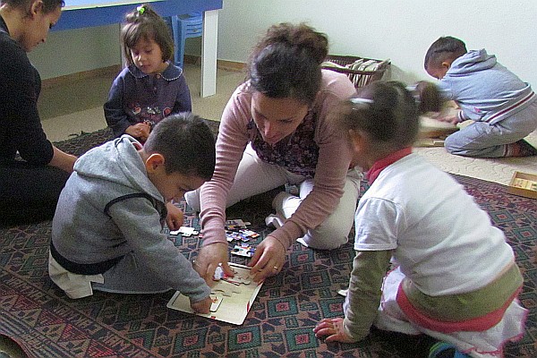 the youngest grooup of children