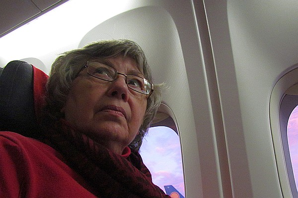 Elsie waiting for take off