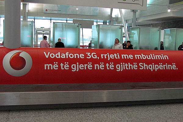 first Albania words we saw in Albania