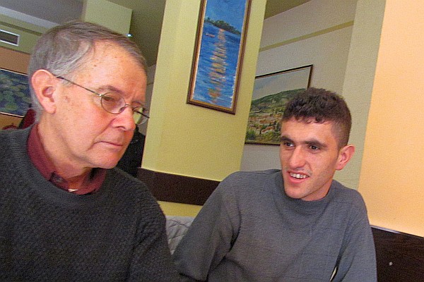 Allen and Klodi at lunch