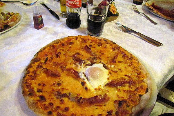 Pizza Carbonara