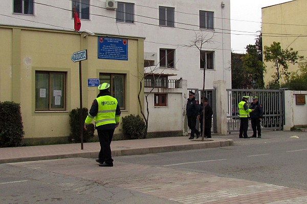 police at the police statioon