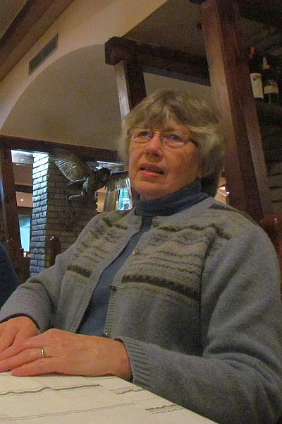 Elsie listening to converwsations