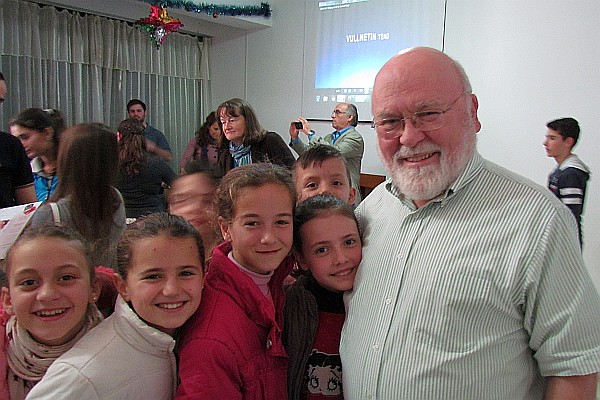 children wanted a photo with  me