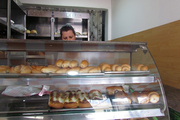 Aferdita Bakery for a loaf of bread and two bread pretzels