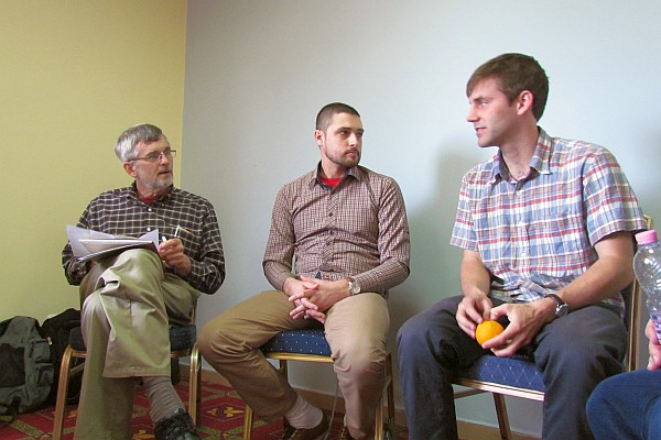 men gathered to share about their seense of God's call