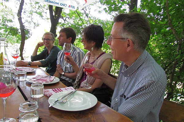 dinner was hosted by Betsy and Phil Moyer