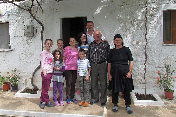 the family clan gathers around Klementina