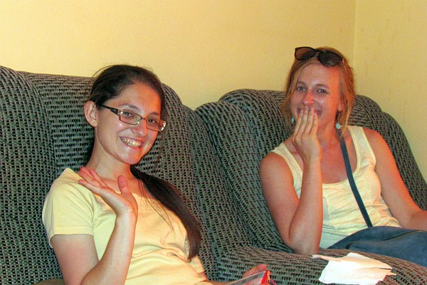 Inda and Katrina visited us on Friday afternoon