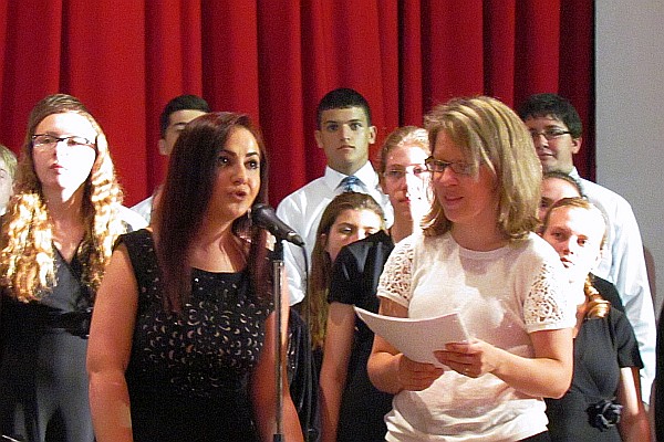 Rosemary Blessing, MCCL director, explains another song