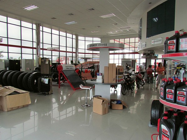 Caribbean Tire inside the store