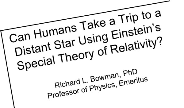 Seminar: Relativistic Space Travel