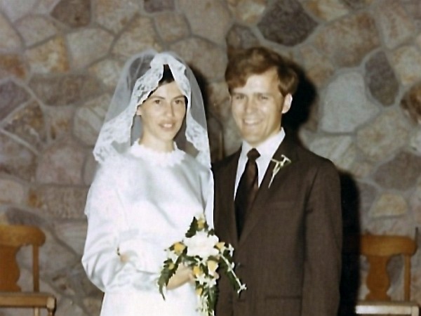 Our wedding in June 20, 1970
