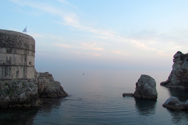 looking out to the Adriatic Sea, Dubrovnik, Croatia