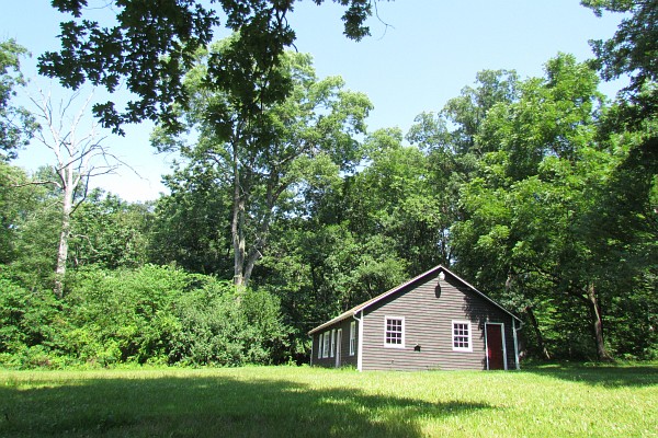 Park Woods and its cabin