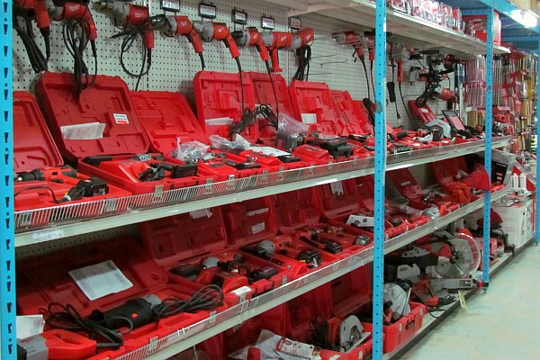 hardware store display