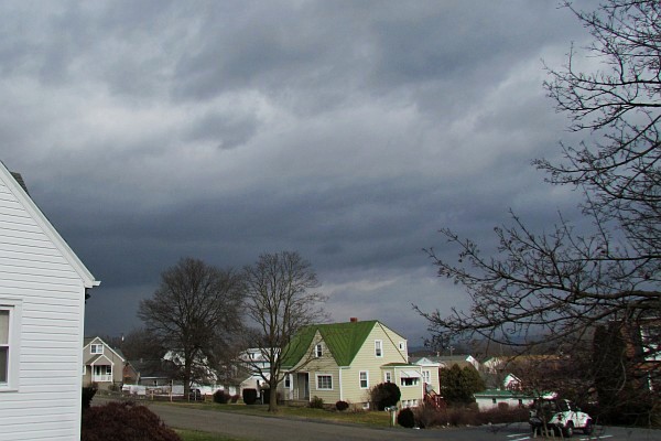 dark winter clouds