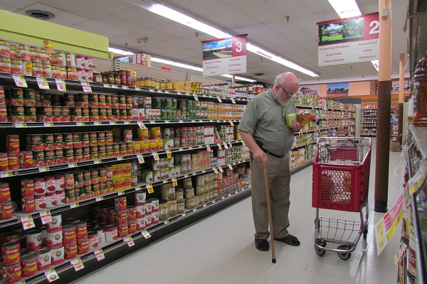 selfie--grocery shopping