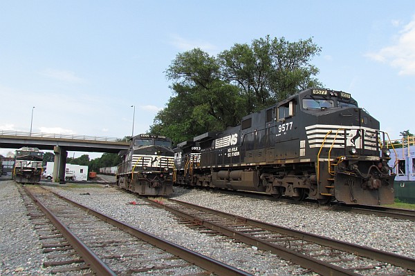 four NS engines in Harrisonburg yard