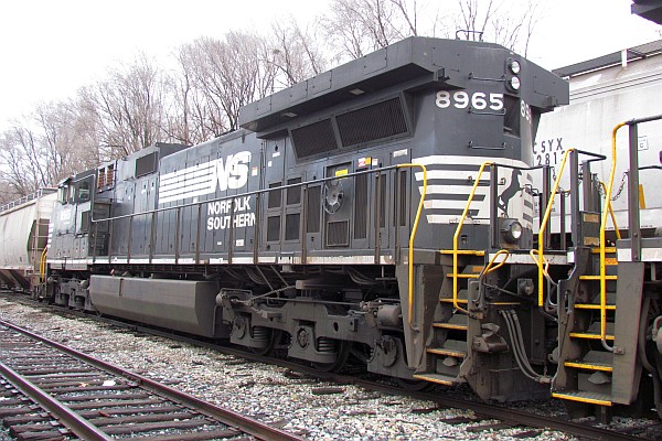 NS 8965 locomotive, Harrisonburg, VA, USA