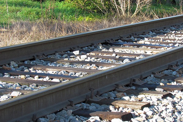 closer look at the tracks behind Hardee's