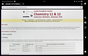 text file displayed on a Kindle e-reader